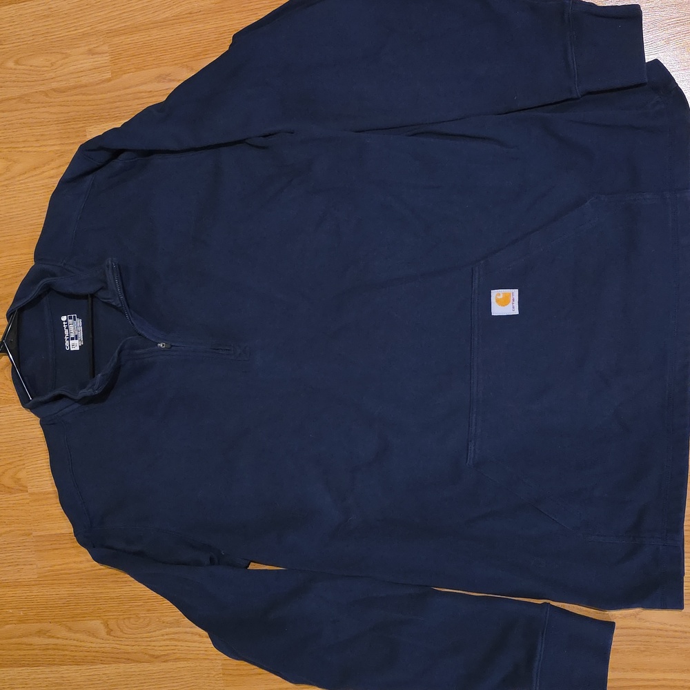 Carhartt Dark Blue Quarter Zip 2XLT